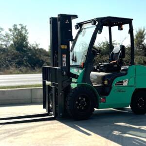 carrello diesel - muletto verde