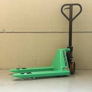 transpallet manuale forche corte mitsubishi