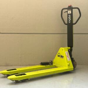 transpallet manuale pesatore giallo interno