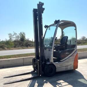 carrello elevatore frontale elettrico - carello grigio