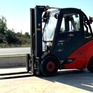 carrello elevatore diesel rosso mina carrelli