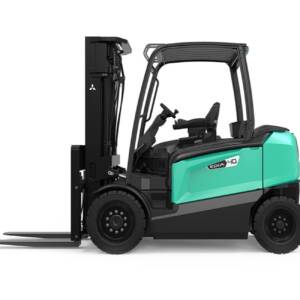 carrello elettrico - muletto verde