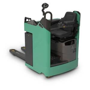 Transpallet elettrico Conduzione a bordo seduti mitsubishi verde